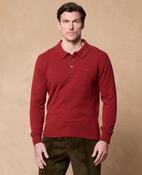 Pete Fireglow Amber Knitted Polo Shirt image