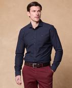 Kippure Brush Cotton Shirt - Navy image