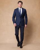 Merrion 2 Piece Suit in Blue Glencheck