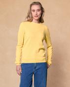 Sarah Merino Crew Jumper - Yellow image