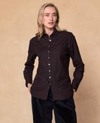 Stella Cotton Shirt - Deep Burgundy image