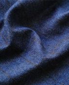 Rockall - Navy &amp; Rust Windowpane Check, Donegal Tweed image