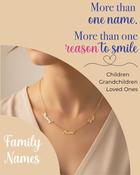 Family Bond Silver Names Necklace image