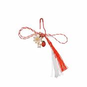Daisy &amp; Ladybird Martisor Charm – Red Safety Pin with Red &amp; White Tassel (Kid-Friendly Spring Gift)