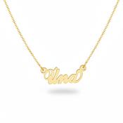 Ready-to-Ship Gold Name Necklace – English &amp; Irish Names (Next-Day Shipping)