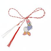 Pink Bow Duck Cartoon Martisor (Daisy-inspired)