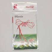 Puffy Bow Martisor in Pink