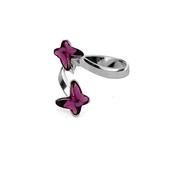 Butterfly Embrace Silver Wrap Ring image