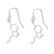 Be Happy Serotonin Drop Earrings in Sterling Silver image