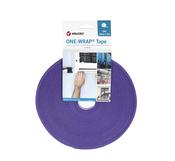 16mm VELCRO® Brand ONE-WRAP® Tape Purple. 25m Roll.