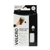 VELCRO® Brand Heavy Duty Stick On Coins White EC60249.