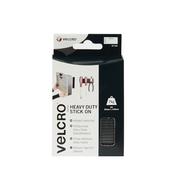 VELCRO® Brand Heavy Duty Stick On Strips Black EC60239