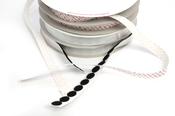 School VELCRO® Brand Stick On Coins 13mm White . Roll of 1550.