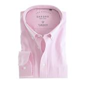 2263 Pink Stripe Oxford Shirt By Vedoneire image