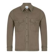 Twill Mocha Overshirt By 6th Sense