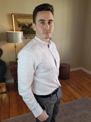 Mark White Grandfather Collar Shirt By Selected image
