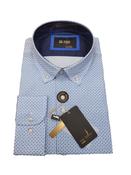SS/22/115 White Print Shirt By 6th Sense image