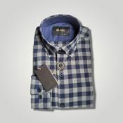AW CHQ8 Grey Check Shirt By 6th Sense image