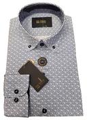 S23/14 Blue White Shirt By 6th Sense image