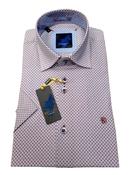 Ivan S23 Wine S/Sleeve Shirt By Benetti