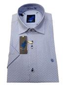 Ivan S23 Sky S/Sleeve Shirt By Benetti image