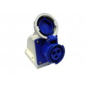 Industrial Socket 16A 220-250VAC 2P+E IP67 Blue - Marinesuppliers.ie image
