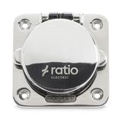 ratio Shore Power Stainless Steel Inlet MP16 Square - Marinesuppliers.ie