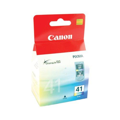 Canon CL-41 Colour Ink Cartridge for PIXMA Printers - Vivid Colors, ChromaLife100