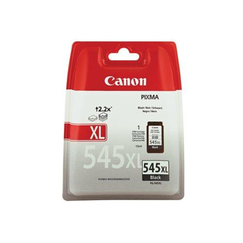 Canon PG-545XL Black Ink Cartridge - High Yield - PIXMA - XL