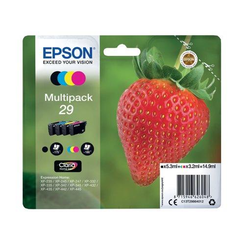 Epson Multipack Ink Cartridge for Epson Expression Home Printer - Black, Cyan, Magenta, Yellow