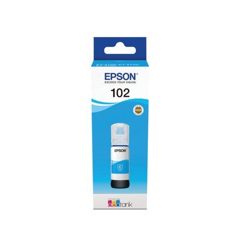 Epson 102 Cyan Ink Cartridge for EcoTank Printers
