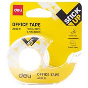 Deli 30211 Clear Tape Dispenser 18mmx7.6m card