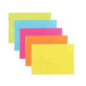 Rio 38131 Button Wallets A4 5 cols Pk10