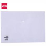 Deli 5505 Button Wallet 160mic A4 Clear Pk10