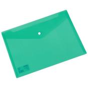 Deli 5505 Button Wallet 160mic A4 Green Pk10