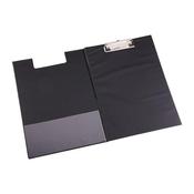 Deli 38154B Plastic Clipboard Foldover A4 Blk