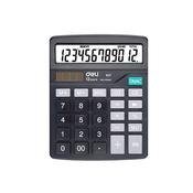 Deli 837 Semi Desk Calculator 12 digit Black