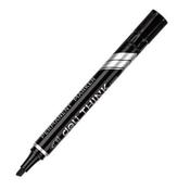 Deli Think Permanent Marker Chisel Black Bx12