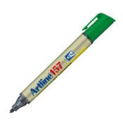 Artline 157 Dry Wipe Marker Bul Grn Bx12