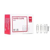 Paper Clips Large Plain 33mm 100s Bx10