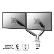 Neomounts D750 Dual Monitor Desk Mnt Slv