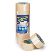 Sellotape Parcel Plus Packaging Tape 50mmx66m Clear Pk6