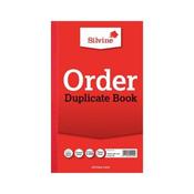 Silvine 610 Dup Order Book 8x5 Pk6