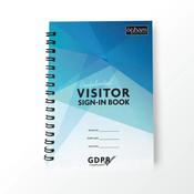 Ogham Visitor Sign-In Book GDPR – Confidential &amp; Secure Visitors Book