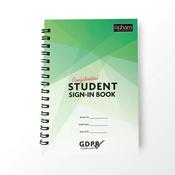 Ogham A4 Student Sign-In Book