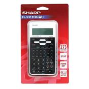 Sharp EL531THB Scientific Calculator 2 line Display White