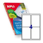 Apli Laser/Inkjet Label 4up Bx100