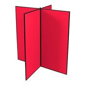 Jumbo Slimflex Exhibition Display 4 Panel Red image