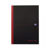 Black n Red A4 Double Cash Notebook Pk5