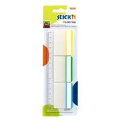 Filing Tabs 37x50mm 30 tabs 3 cols Pk24